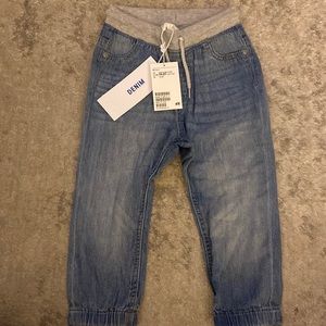 H&M Boys Denim Jeans; Elastic Waist; Size 18-24 months; New with tags.